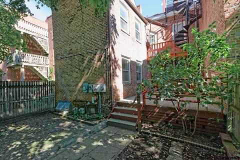 Rear deck and backyard