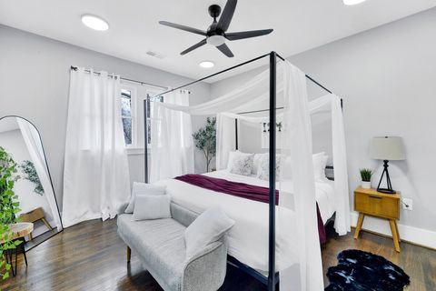 Escape to your peaceful haven where every detail has been carefully curated to create a serene retreat.