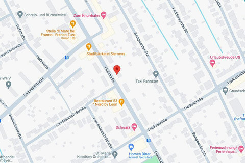 Map of the apartment area