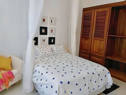 Habitación, cama Queen, closet 