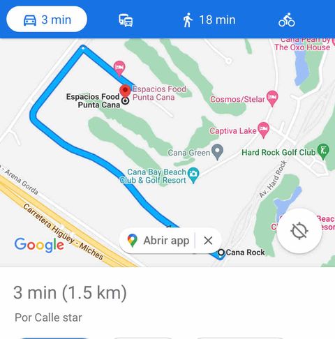 Recorrido entre nuestros dos condominios. En nuestro otro condominio Cana Rock Condos tenemos el Gym y el parque infantil.