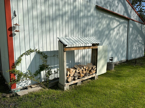 Firewood is provided for your stay along with a kindling cracker.