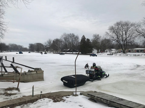 Quick access to Lake Huron's Saginaw Bay - during winter, the river has a 45 MPH speed limit and is shared amongst snowmobilers, fishermen, bikers, walkers and skiers. All are welcome to explore and enjoy.