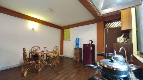 kitchen and dining