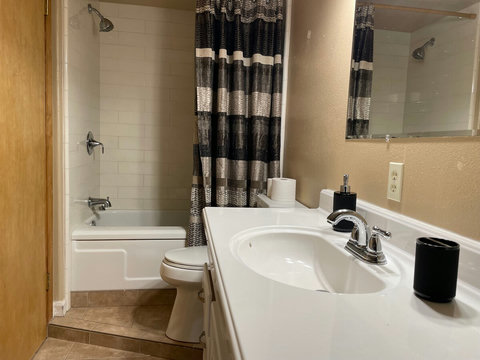 lower level full bathroom