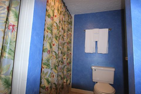 The bathtub with shower head and the walk-in shower - 2 separate showers at the same time.