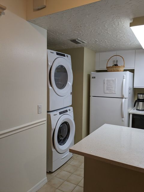 Good size Washer & Dryer inside the unit.