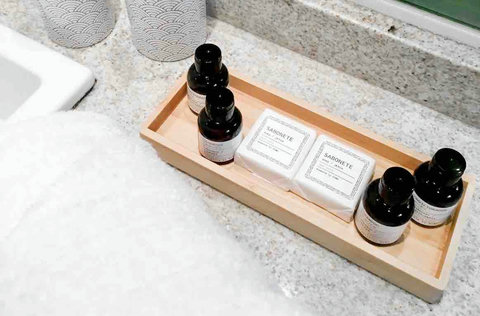 Ammenities para banho
Bathroom ammenities