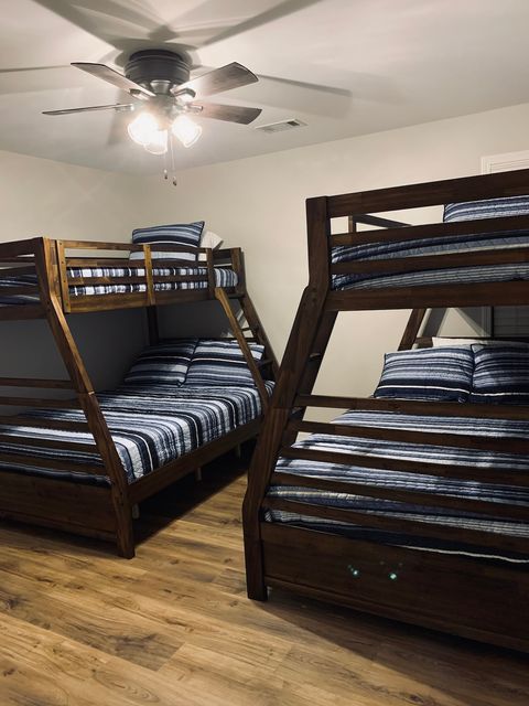 4th Bedroom with two twin over full bunk beds