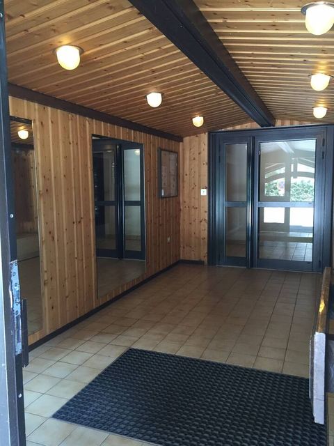 Entrance of the apt building