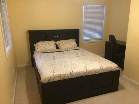 Bedroom-3 in 3rd-floor with Queen bed and  computer desk