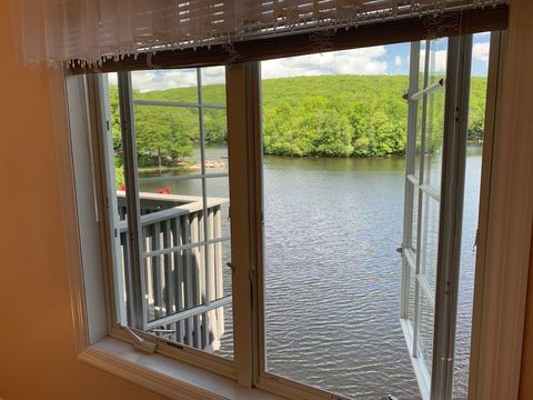 View of the lake from the Master Bedroom