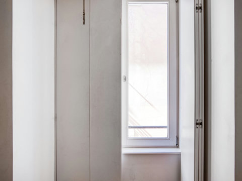 Solid wood window shutters. Complete blackout and privacy 
