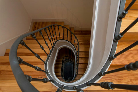 Our beautiful stairs! But we have elevator (lift)