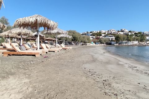 Sandy beach Azolimnos 1,5 kilometres from the house