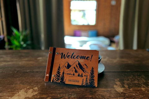 please leave us a memo in our guest book, this makes us so happy