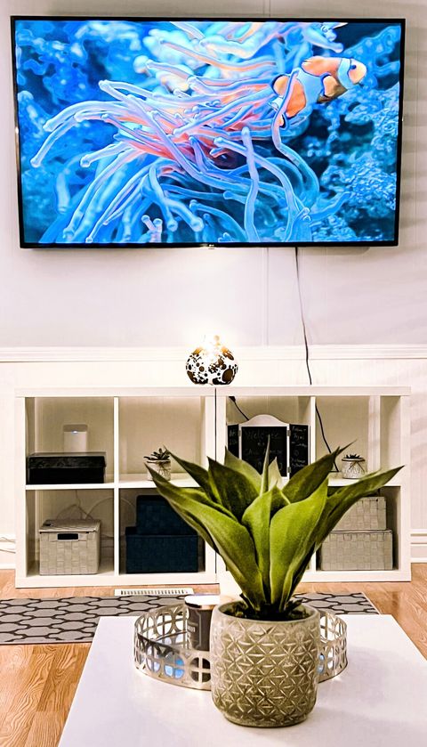 70 Inch LG Smart TV in Living Room