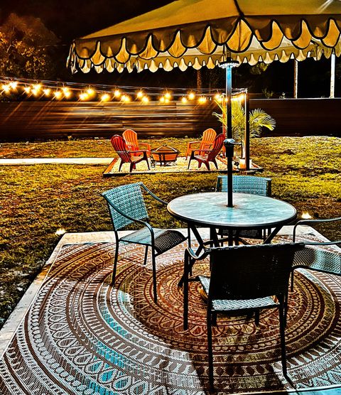 Nighttime Ambiance in the Backyard