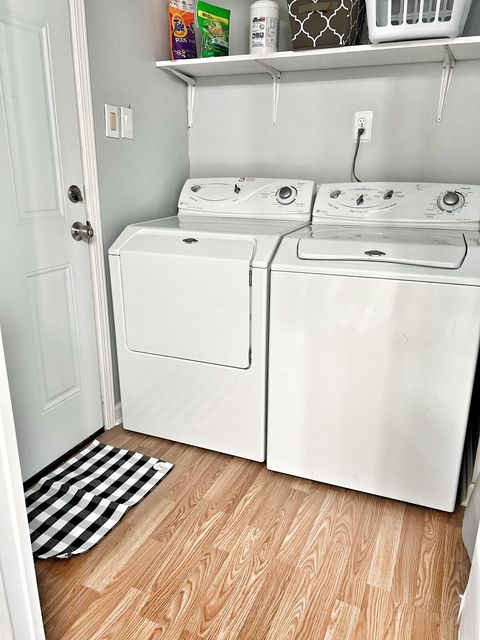 Fully Stocked Laundry Room