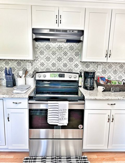 Fully stocked kitchen