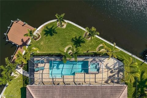 Aerial shot of the home