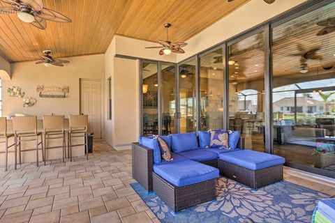 Enjoy a drink or book while lounging