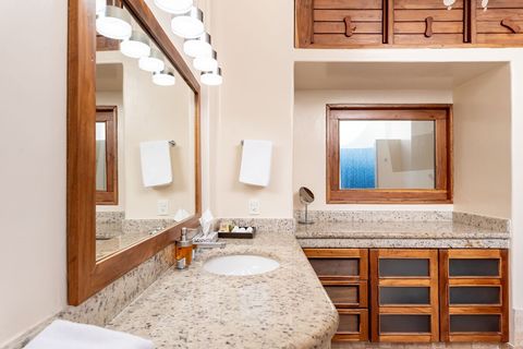 Even the bathrooms are deluxe