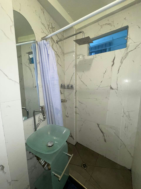 Complete bathroom for room 2 & 3. They both look like this.