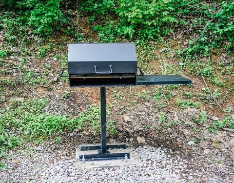 Park grill ready for you…just bring charcoal! 