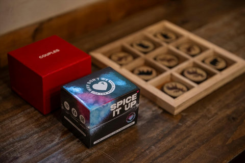 Couples and Spice it up card games to play. The games have questions to get to know each other on a deeper level. 