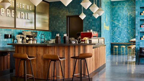 Top Tier Coffee Shop in house downstairs