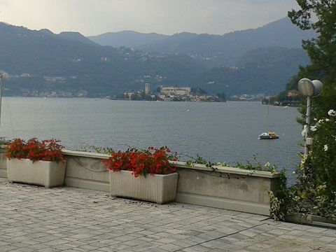 Parking space, with breathtaking island view.