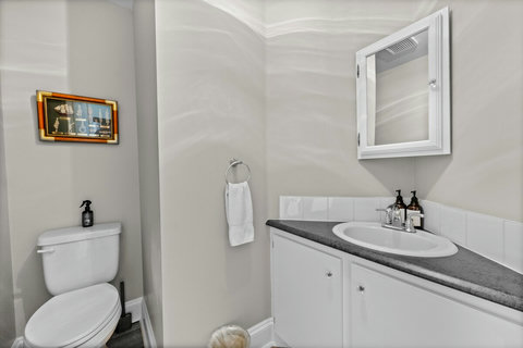 Half bath located on main deck