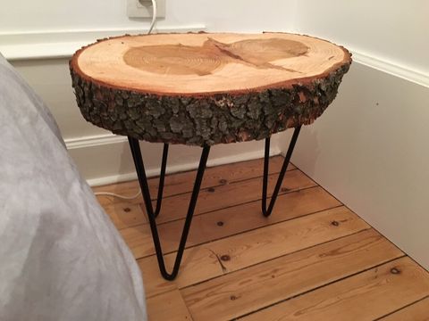 table de nuit hairpin legs