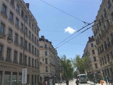 rue de la republique et ses commerces. 200 metres de votte apartement