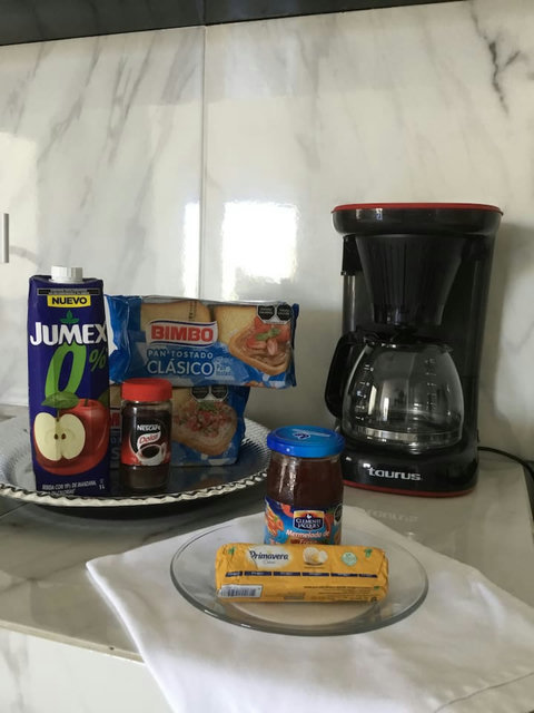 Continental breakfast included