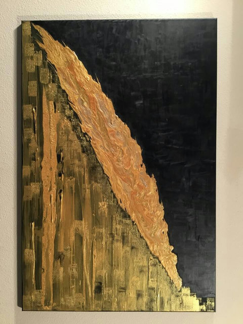 One of a kind feel good acrylic painting