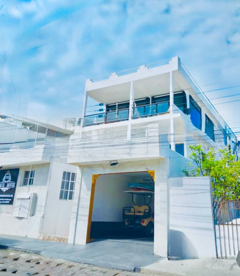 Entrance of The White House in Isla Mujeres