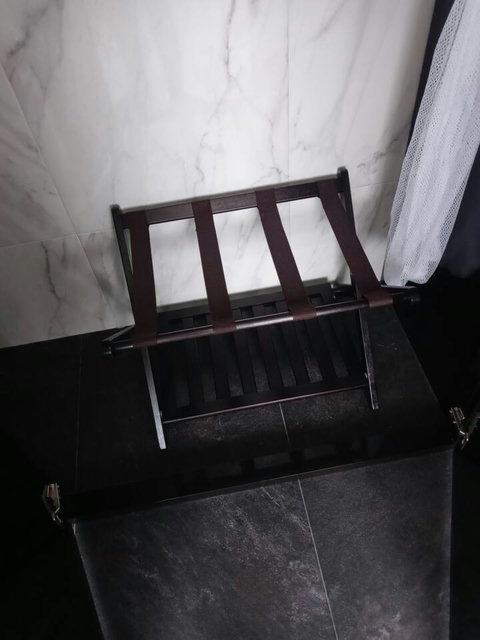 Two Convenient Two Level Luggage Racks