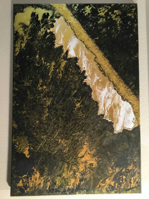 One of a kind feel good acrylic painting