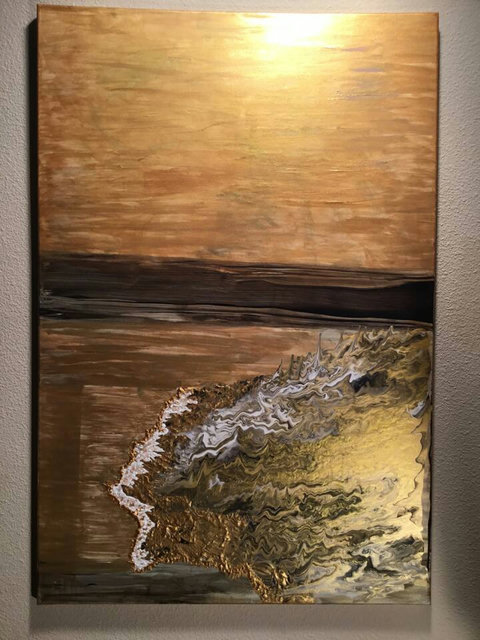 One of a kind feel good acrylic painting