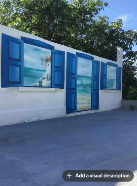 One of A Kind Patio Escape Paintings