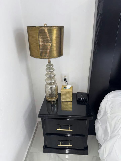 Reading Lamp, Charging Station Clock & Essentials