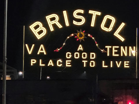 Iconic Bristol landmark glowing at night with welcoming local charm