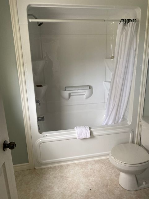 bathroom downstairs at side entrance