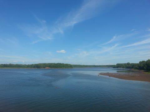 Beautiful views of the Waugh River