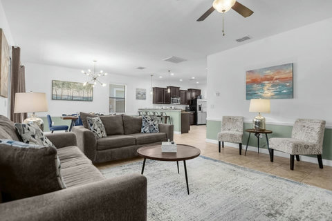Relax after a busy day in our modern living room