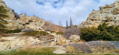 Private backyard canyon.