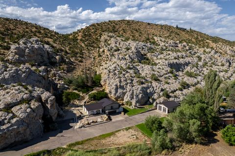 The property has private on-site hiking.