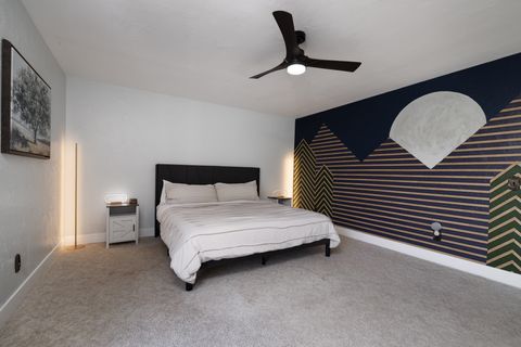 Master Bedroom boasts the 'Moon Mountains'.